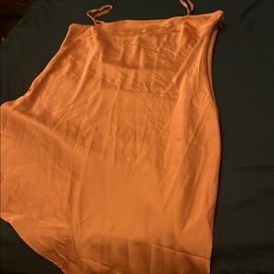 Forever 21 Satin Slip Dress - Peach
